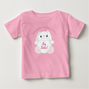 Bunny Rabbit Baby Shower Pink Baby T-Shirt