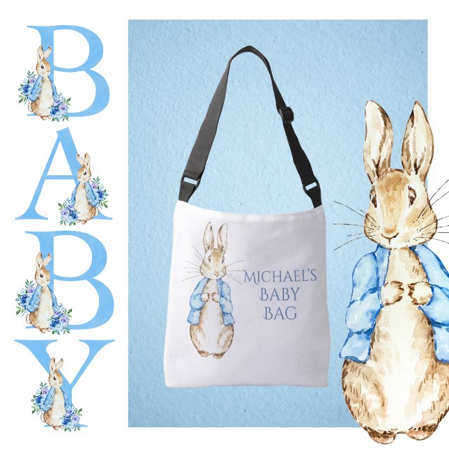 Bunny Rabbit Blue Baby Crossbody Bag (Creator Uploaded)