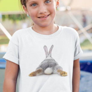 Bunny Rabbit Butt Tail Cute T-Shirt