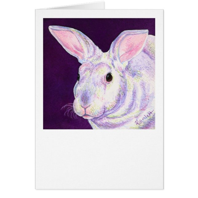 Bunny Rabbit Card - "Mr. Personality" (Front)