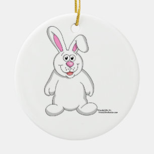 Bunny Rabbit Ceramic Tree Decoration