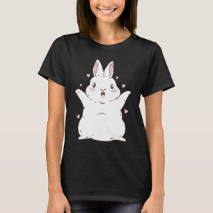 Bunny Rabbit Christmas New Year cute T-Shirt