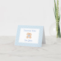 Bunny Rabbit Classic Polka Dots Boy Baby Shower