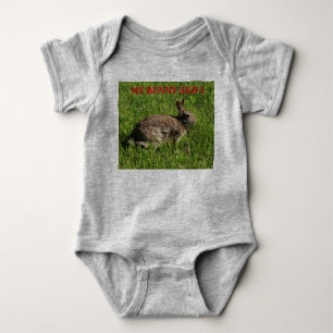Bunny Rabbit closeup Baby Body-Suit Bodysuit