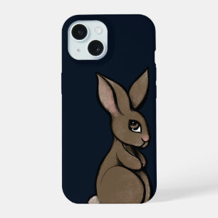Bunny Rabbit Cute Easter Ostara art for spring iPhone 15 Case