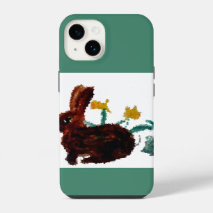 Bunny Rabbit Daffodils Spring iPhone 14 Case