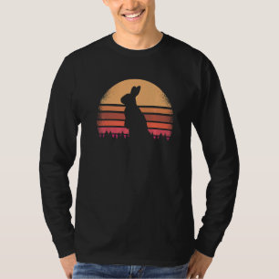 Bunny Rabbit Distressed Furry Retro Hare Vintage S T-Shirt