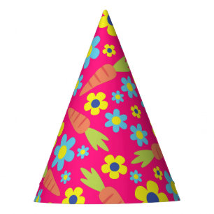 Bunny Rabbit Easter Spring Birthday Party Hat