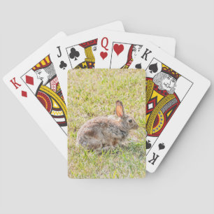 Bunny Rabbit - Easter - Wildlife - Animal Playing Playing Cards
