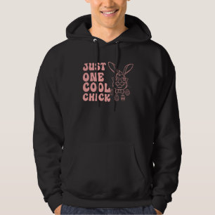 Bunny Rabbit Eggs Hunting Happy Easter Just one Co Hoodie