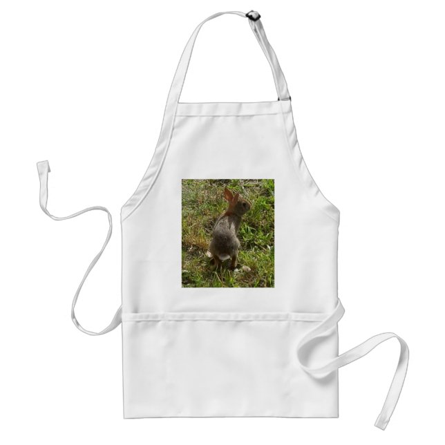 Bunny Rabbit Hare Stuff Standard Apron (Front)