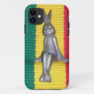 Bunny - Rabbit in Rasta Colours: A Touch of Groovy iPhone 11 Case