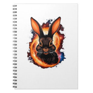 Bunny Rabbit In Space - Funny Cute Rabbit _1 Notebook