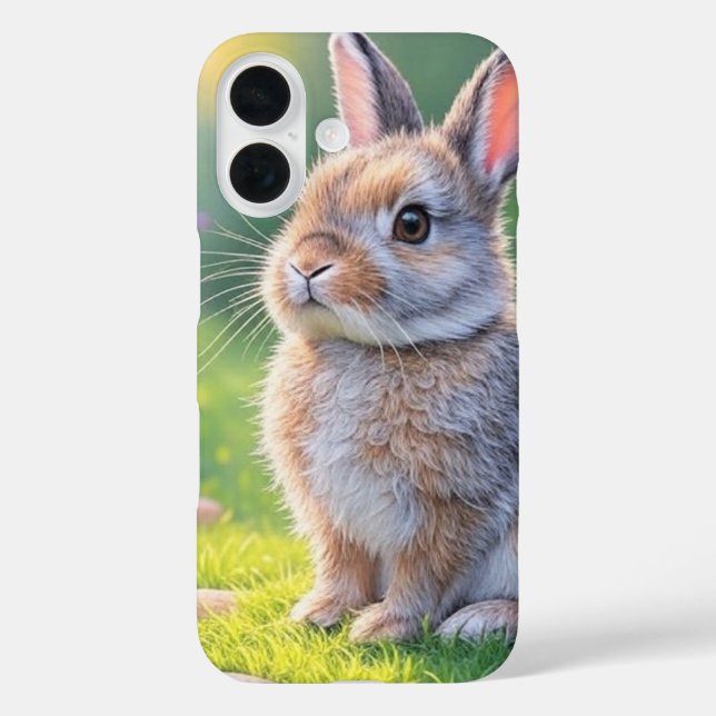 Bunny Rabbit iPhone 16 case (Back)