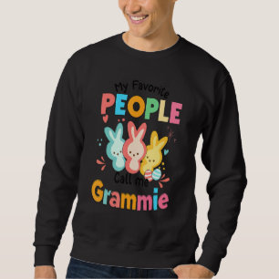 Bunny Rabbit My Favourite People Call Me Grammie Sweatshirt