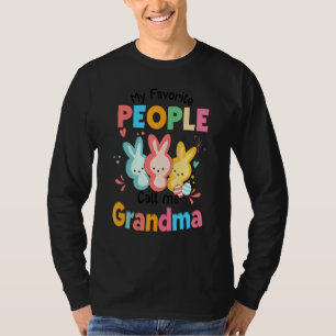 Bunny Rabbit My Favourite People Call Me Grandma T-Shirt