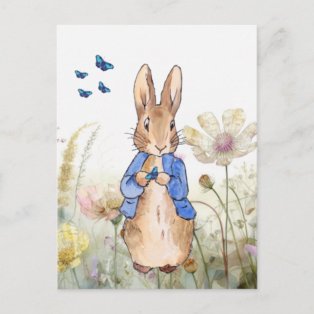 Bunny rabbit postcard (Front)