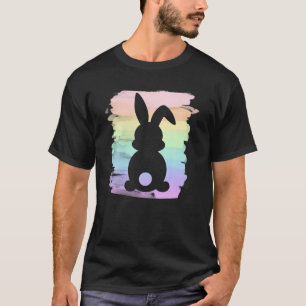 Bunny Rabbit Rainbow Stripe Mummy And Me Matching T-Shirt