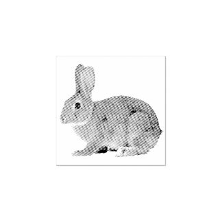Bunny Rabbit Rubber Stamp