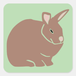Bunny Rabbit  Square Sticker