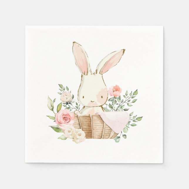 Bunny Rabbit Template Napkin (Front)