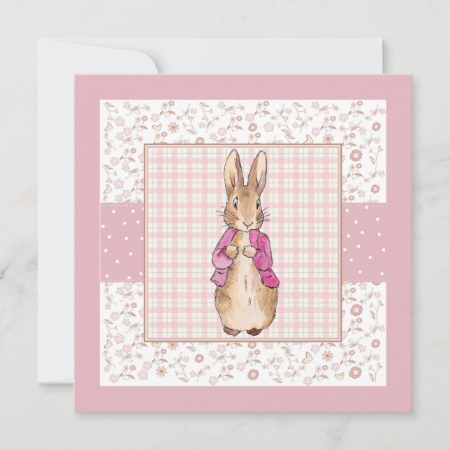 Bunny Rabbit Thank You Card (Front)