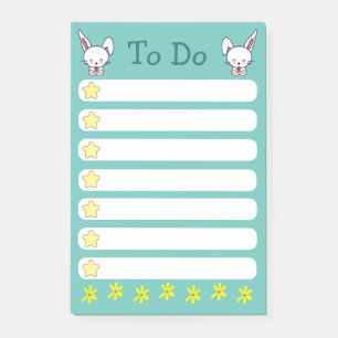 Bunny Rabbit To Do List Post-it Notes