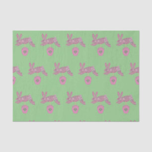 Bunny Rabbit Topiary Ginger jar jars Tissue Paper