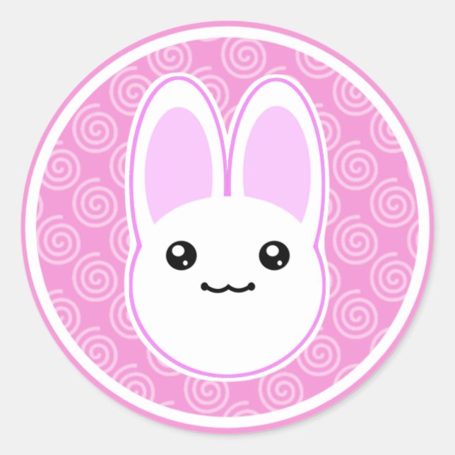 Bunny Rabbit Usagi Kawaii Stickers (Front)