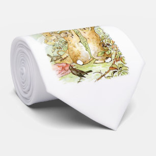 Bunny Rabbits: Blackberry Picking (Beatrix Potter) Tie