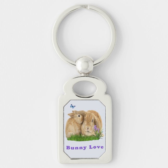 Bunny rabbitt key ring (Front)