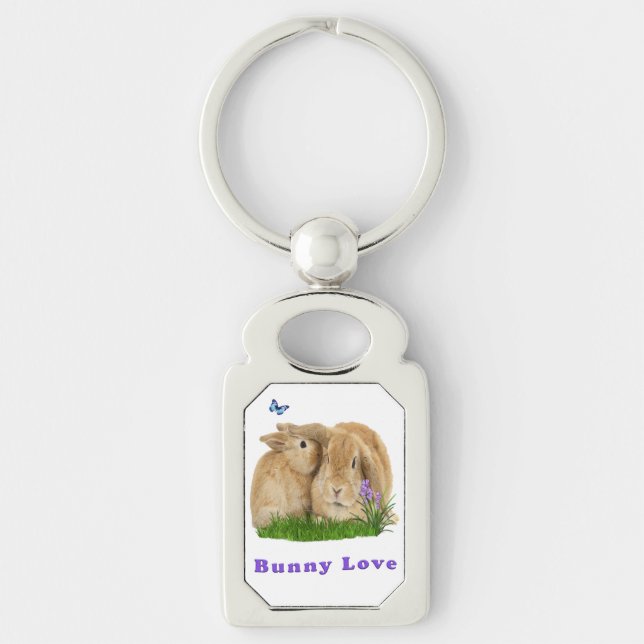 Bunny rabbitt key ring (Front)