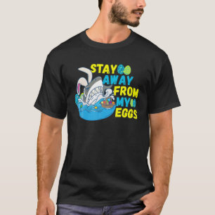 Bunny Shark Easter Shark Basket Stuffers Kids Funn T-Shirt