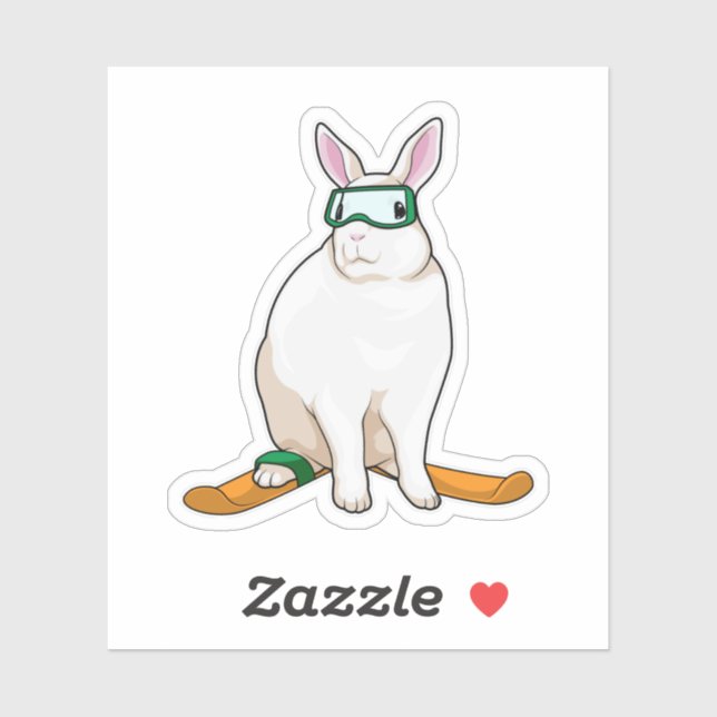 Bunny Skier Ski (Sheet)