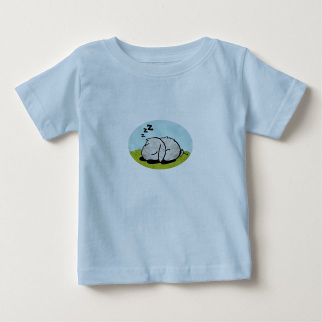 Bunny sleeping baby T-Shirt (Front)