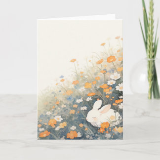 Bunny Sleepy Haven Card