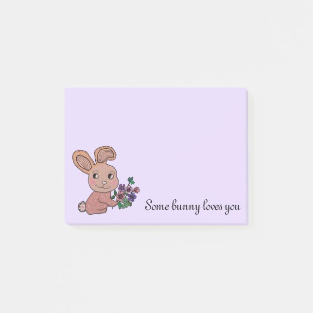 Bunny Smile Post-it® Notes (Front)