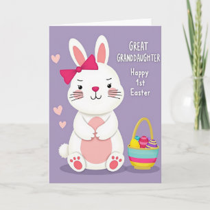 Bunny Springtime Celebration Card