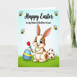 Bunny Springtime Greeting Card