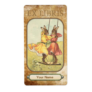 Bunny Swing Book Plate