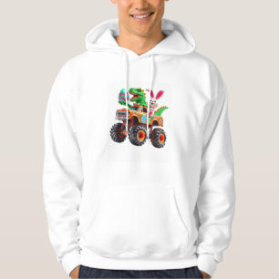 Bunny T-rex Easter Monster Truck Dino Funny Boys K Hoodie