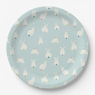 Bunny Tails Paper Plate