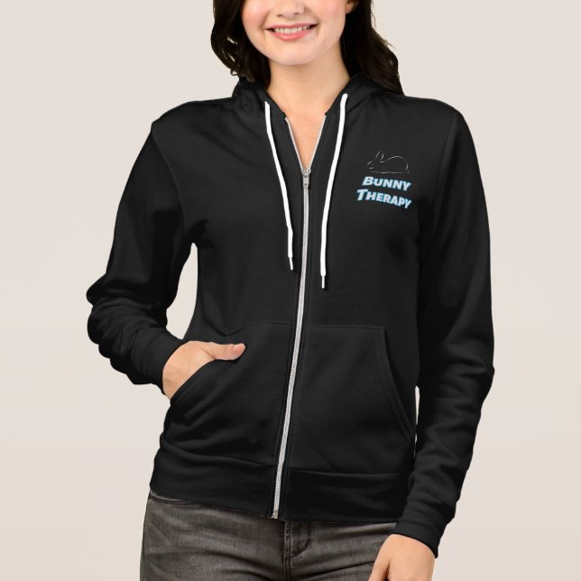 Bunny Therapy Rabbitry 2022 Hoodie (Front)