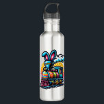 Bunny Train Railroad Easter Egg Kids Toddler Boys  710 Ml Water Bottle<br><div class="desc">Bunny Train Railroad Easter Egg Kids Toddler Boys Easter T-Shirt</div>