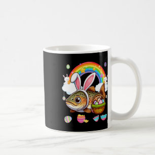 Bunny Trout Fish Easter Hunting Eggs Basket Colorf Coffee Mug