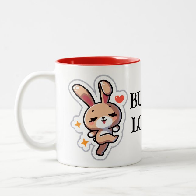 Bunny Two-Tone Coffee Mug (Left)