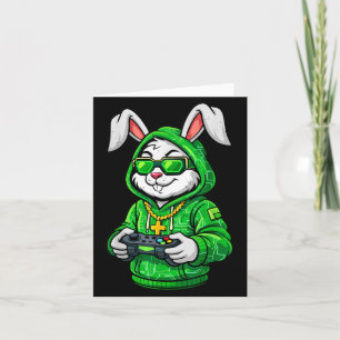 Bunny Video Game Funny for Kids Boys Girls Men ns Card