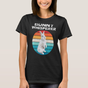 Bunny Whisperer Retro Rabbit Girls Women Kids T-Shirt