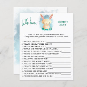 Bunny Who knows mummy best