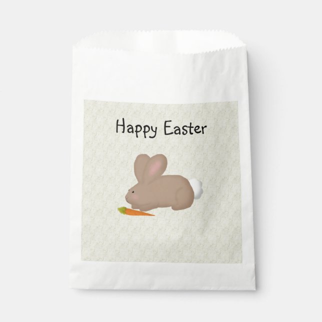 Bunny With Carrot Treat Bag (Front)